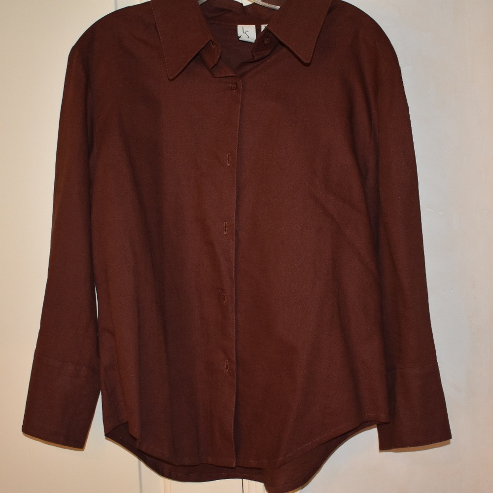 Marron Collared Shirt